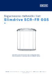 Slimdrive SCR-FR GGS  * Sigurnosno-tehnički list HR