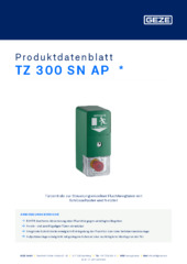 TZ 300 SN AP  * Produktdatenblatt DE