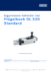 Flügelbock OL 320 Standard Sigurnosno-tehnički list HR