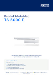 TS 5000 E Produktdatablad DA