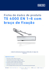 TS 4000 EN 1-6 com braço de fixação Ficha de dados de produto PT