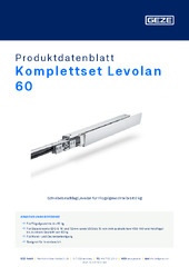 Komplettset Levolan 60 Produktdatenblatt DE