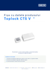 Toplock CTS V  * Fișa cu datele produsului RO