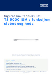 TS 5000 ISM s funkcijom slobodnog hoda Sigurnosno-tehnički list HR