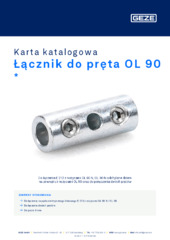 Łącznik do pręta OL 90  * Karta katalogowa PL