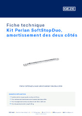 Kit Perlan SoftStopDuo, amortissement des deux côtés Fiche technique FR