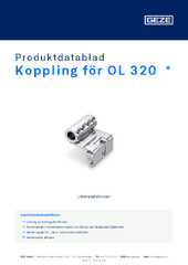 Koppling för OL 320  * Produktdatablad SV