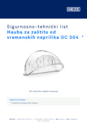 Hauba za zaštitu od vremenskih neprilika GC 304  * Sigurnosno-tehnički list HR