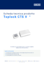 Toplock CTS V  * Scheda tecnica prodotto IT