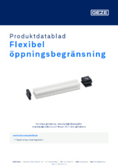 Flexibel öppningsbegränsning Produktdatablad SV