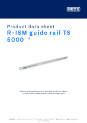 R-ISM guide rail TS 5000  * Product data sheet EN