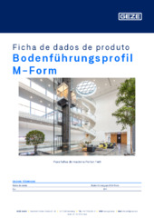 Bodenführungsprofil M-Form Ficha de dados de produto PT