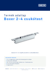 Boxer 2-4 csukótest Termék adatlap HU