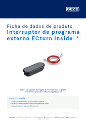 Interruptor de programa externo ECturn Inside  * Ficha de dados de produto PT
