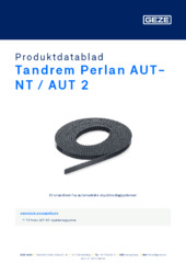 Tandrem Perlan AUT-NT / AUT 2 Produktdatablad DA