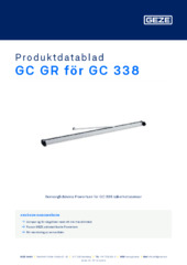 GC GR för GC 338 Produktdatablad SV