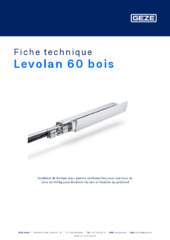 Levolan 60 bois Fiche technique FR