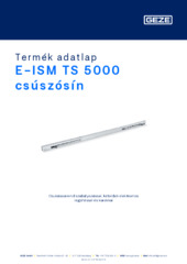 E-ISM TS 5000 csúszósín Termék adatlap HU