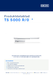 TS 5000 R/0  * Produktdatablad NB