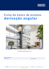 derivação angular Ficha de dados de produto PT