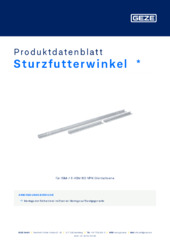 Sturzfutterwinkel  * Produktdatenblatt DE