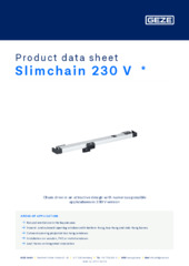 Slimchain 230 V  * Product data sheet EN