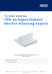 100-as kapocstakaró készlet műanyag kapocs Termék adatlap HU