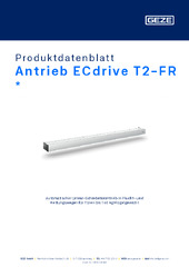 Antrieb ECdrive T2-FR  * Produktdatenblatt DE