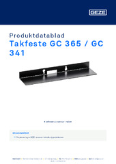 Takfeste GC 365 / GC 341 Produktdatablad NB