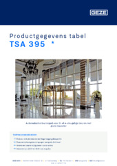 TSA 395  * Productgegevens tabel NL