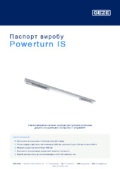 Powerturn IS Паспорт виробу UK