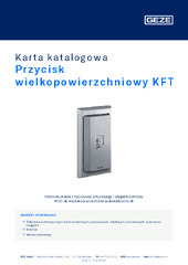 Przycisk wielkopowierzchniowy KFT Karta katalogowa PL