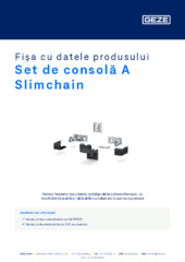 Set de consolă A Slimchain Fișa cu datele produsului RO