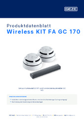 Wireless KIT FA GC 170 Produktdatenblatt DE