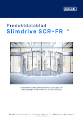 Slimdrive SCR-FR  * Produktdatablad SV