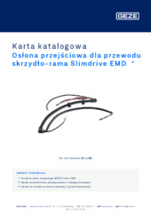Osłona przejściowa dla przewodu skrzydło-rama Slimdrive EMD  * Karta katalogowa PL