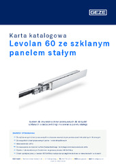 Levolan 60 ze szklanym panelem stałym Karta katalogowa PL
