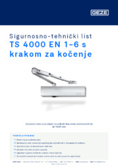 TS 4000 EN 1-6 s krakom za kočenje Sigurnosno-tehnički list HR