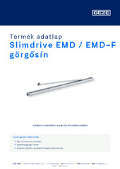 Slimdrive EMD / EMD-F görgősín Termék adatlap HU