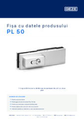 PL 50 Fișa cu datele produsului RO