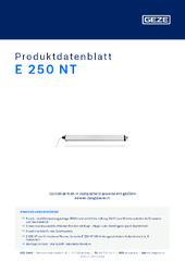 E 250 NT Produktdatenblatt DE