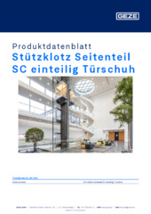Stützklotz Seitenteil SC einteilig Türschuh Produktdatenblatt DE