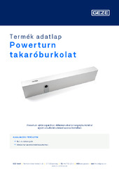 Powerturn takaróburkolat Termék adatlap HU