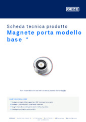 Magnete porta modello base  * Scheda tecnica prodotto IT