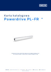 Powerdrive PL-FR  * Karta katalogowa PL