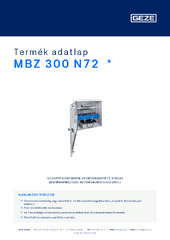 MBZ 300 N72  * Termék adatlap HU