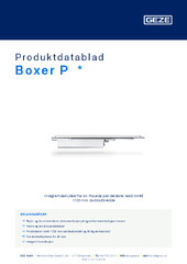 Boxer P  * Produktdatablad NB