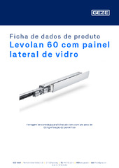Levolan 60 com painel lateral de vidro Ficha de dados de produto PT