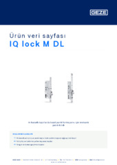 IQ lock M DL Ürün veri sayfası TR