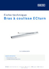 Bras à coulisse ECturn Fiche technique FR